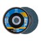 Pferd 5" x 7/8" A.H. POLIFAN Flap Disc - Z PSF STEELOX, Zirconia, 40 Grit, Flat 63011 - alternate 1